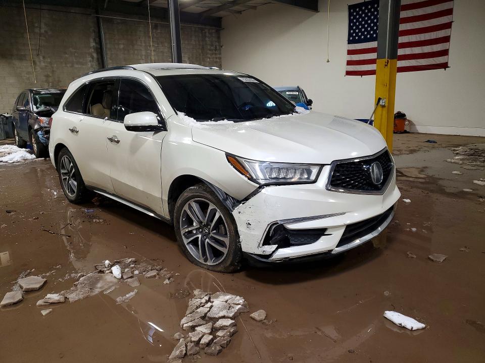 75225835 :رقم المزاد ، 5J8YD4H89JL027076 vin ، 2018 Acura Mdx مزاد بيع
