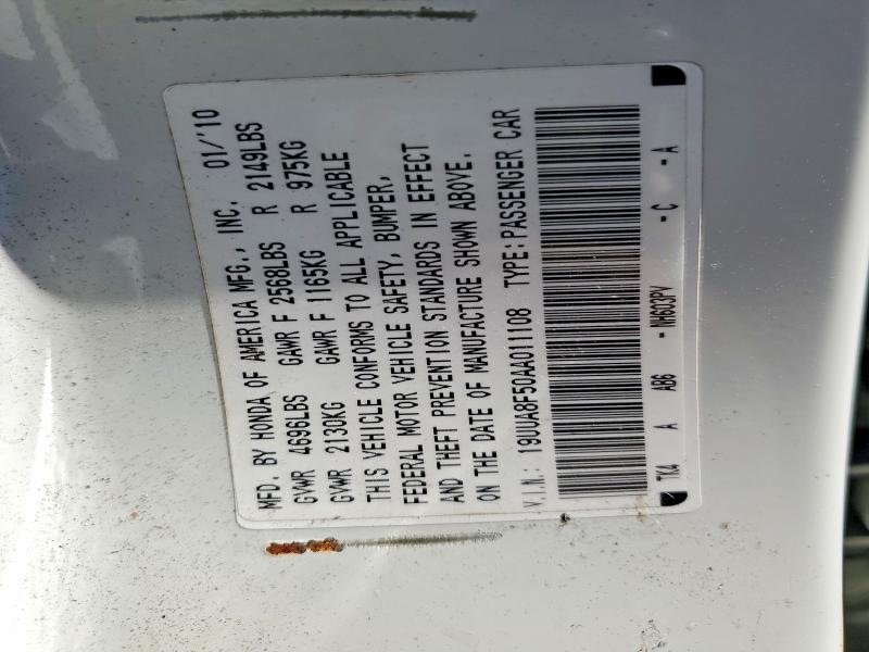 Продаж на аукціоні авто 2010 Acura Tl, vin: 19UUA8F50AA011108, номер лоту: 75192605
