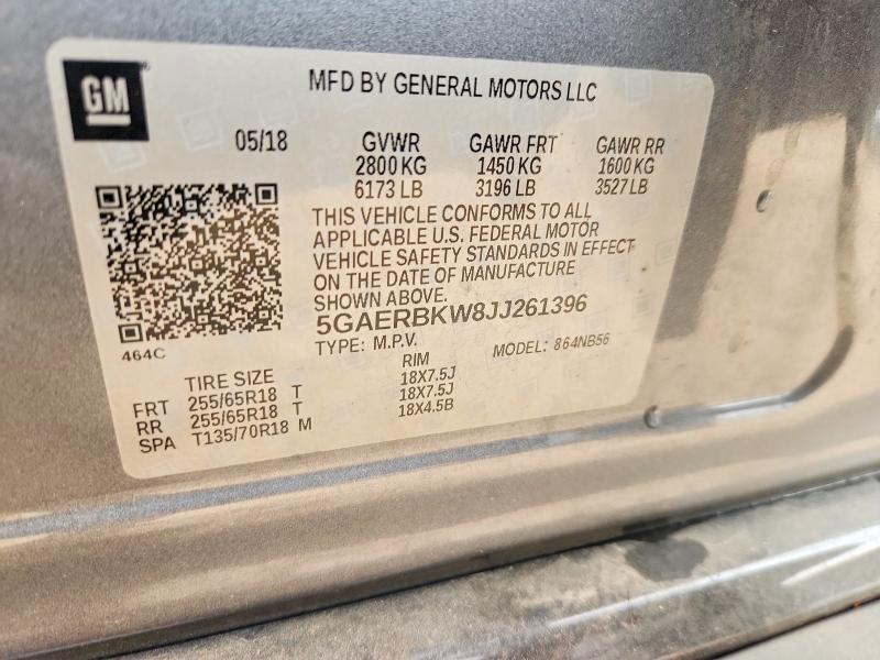 Продажа на аукционе авто 2018 Buick Enclave, vin: 5GAERBKW8JJ261396, номер лота: 98579445