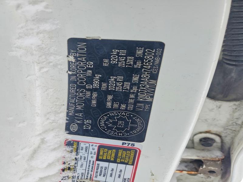 2017 Kia Soul მანქანა იყიდება აუქციონზე, vin: KNDJX3AA8H7465802, აუქციონის ნომერი: 73582415