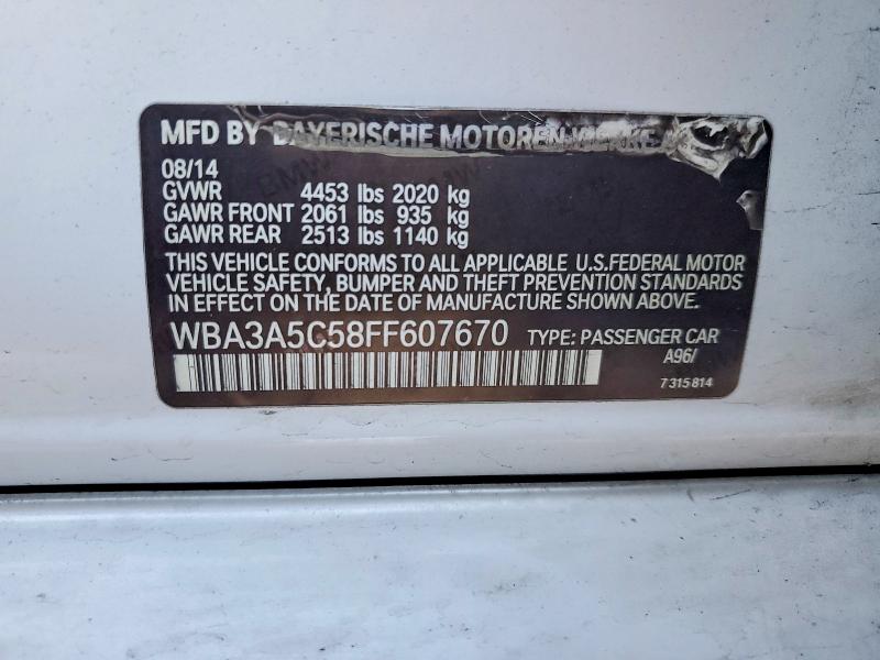 Продажа на аукционе авто 2015 Bmw 328, vin: WBA3A5C58FF607670, номер лота: 73995245
