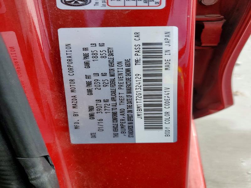 Aukcja sprzedaży 2016 Mazda 3, vin: JM1BM1T72G1324129, numer aukcji: 98237935