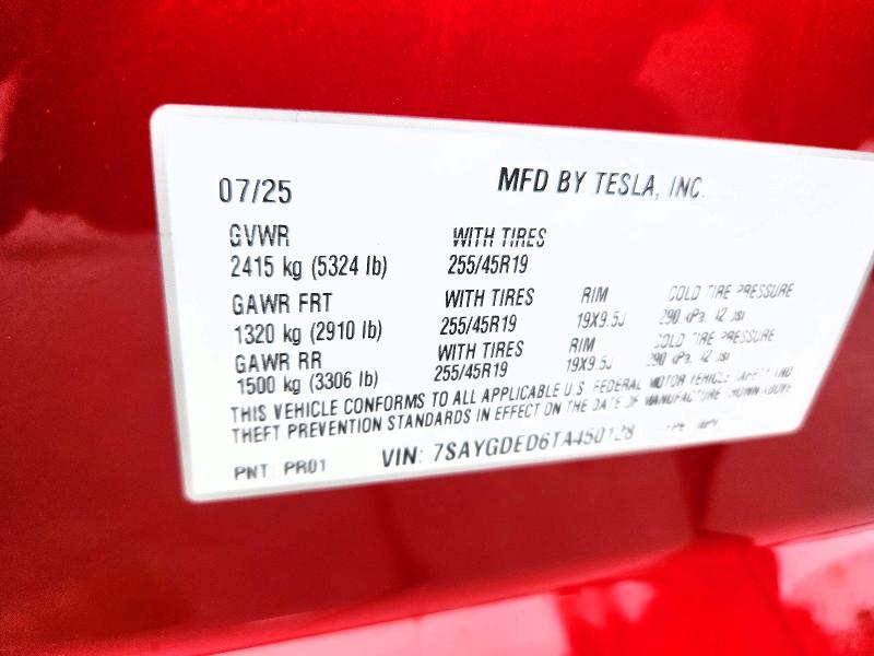 2026 Tesla Model Y მანქანა იყიდება აუქციონზე, vin: 7SAYGDED6TA450128, აუქციონის ნომერი: 73875065