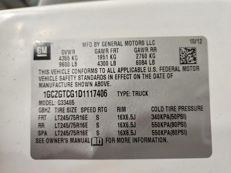 Продажа на аукционе авто 2013 Chevrolet Express G3500, vin: 1GCZGTCG1D1117406, номер лота: 62356826