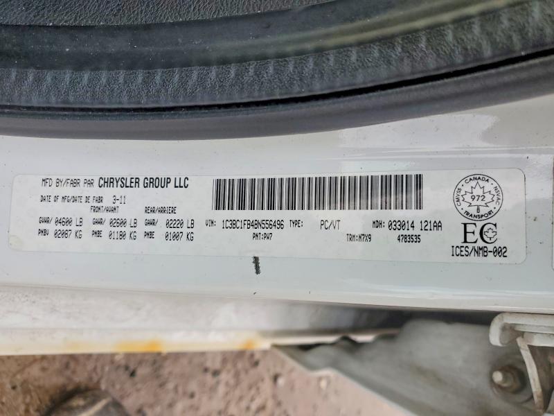 72183505 :رقم المزاد ، 1C3BC1FB4BN556496 vin ، 2011 Chrysler 200 مزاد بيع