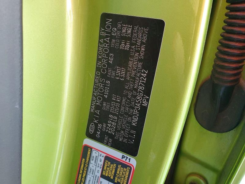 Aukcja sprzedaży 2016 Kia Soul, vin: KNDJP3A58G7871242, numer aukcji: 72875755