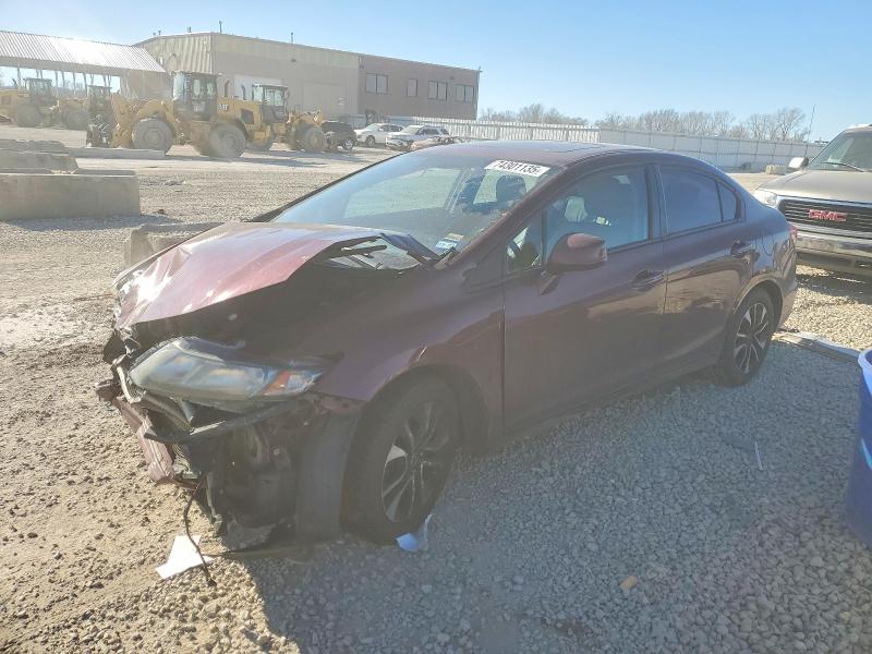 2013 Honda Civic მანქანა იყიდება აუქციონზე, vin: 2HGFB2F90DH507103, აუქციონის ნომერი: 74301135