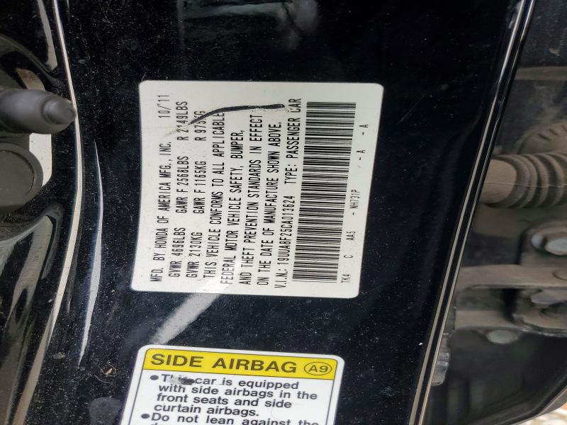 Продажа на аукционе авто 2012 Acura Tl, vin: 19UUA8F25CA013624, номер лота: 75233505