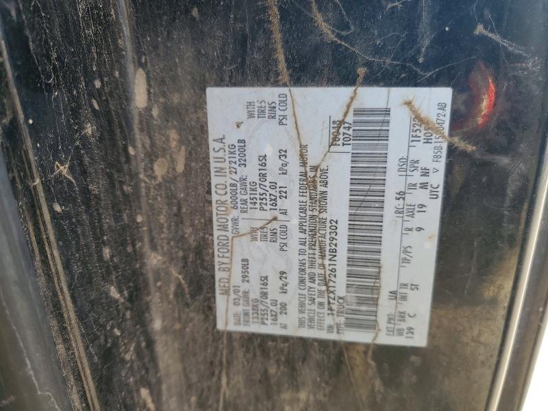 Продажа на аукционе авто 2001 Ford F150, vin: 1FTZX17261NB29302, номер лота: 75372535