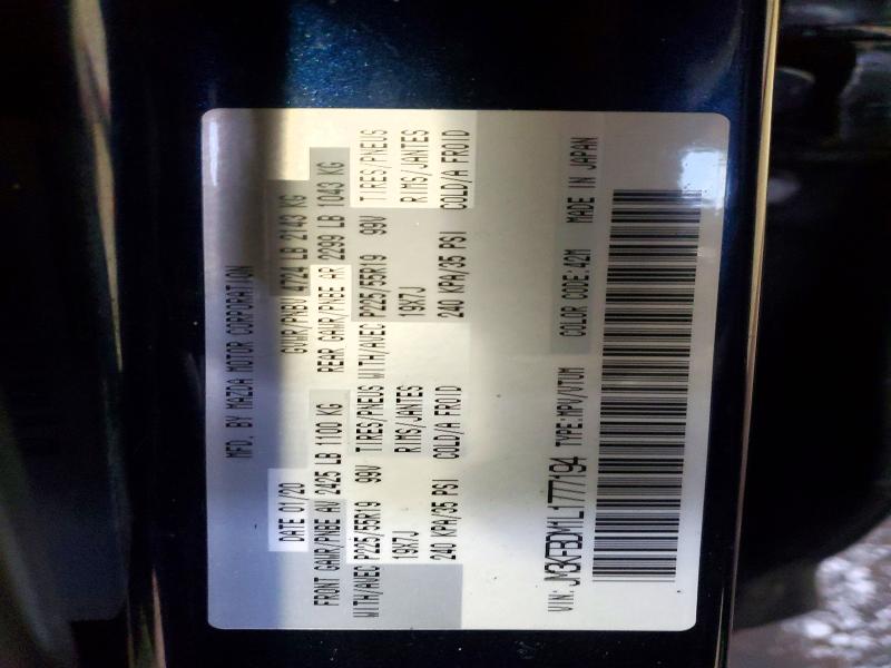 Auction sale of the 2020 Mazda Cx-5, vin: JM3KFBDM1L1777194, lot number: 98385895