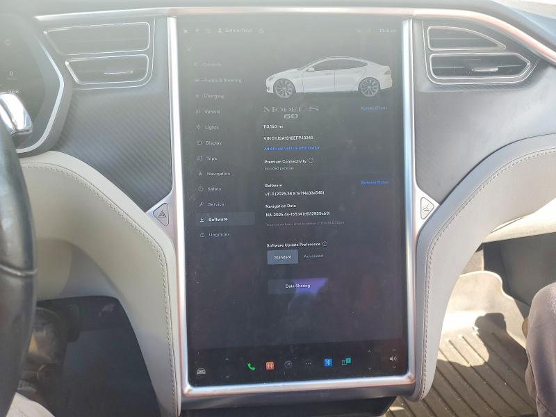 Aukcja sprzedaży 2014 Tesla Model S, vin: 5YJSA1S18EFP43340, numer aukcji: 72875385