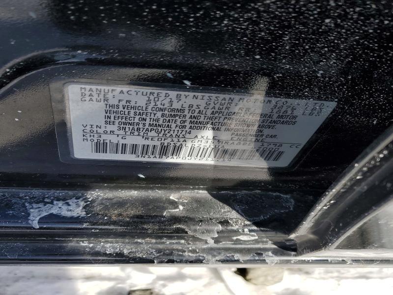 Aukcja sprzedaży 2018 Nissan Sentra, vin: 3N1AB7AP0JY211714, numer aukcji: 75615115