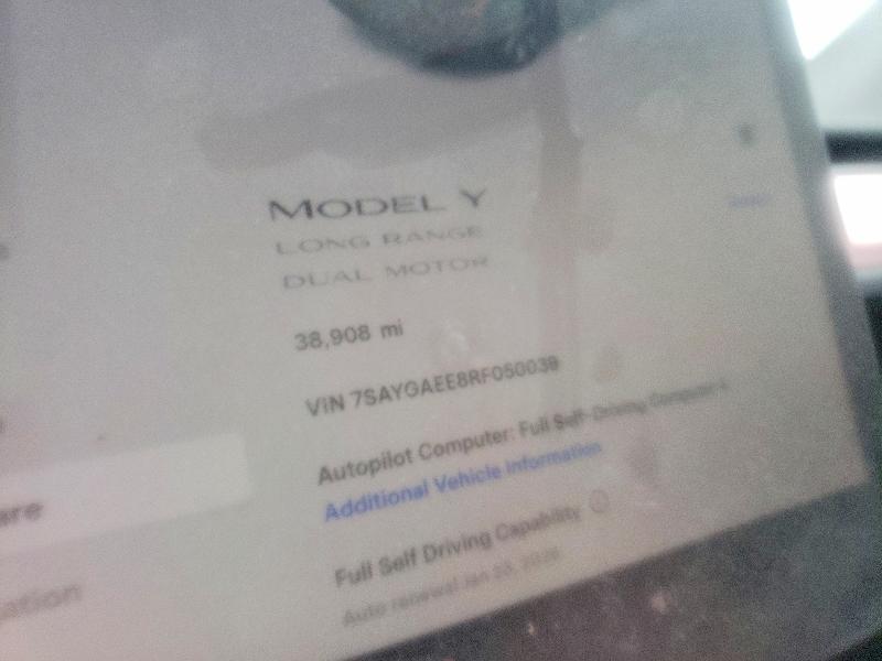 Продажа на аукционе авто 2024 Tesla Model Y, vin: 7SAYGAEE8RF050039, номер лота: 73239315