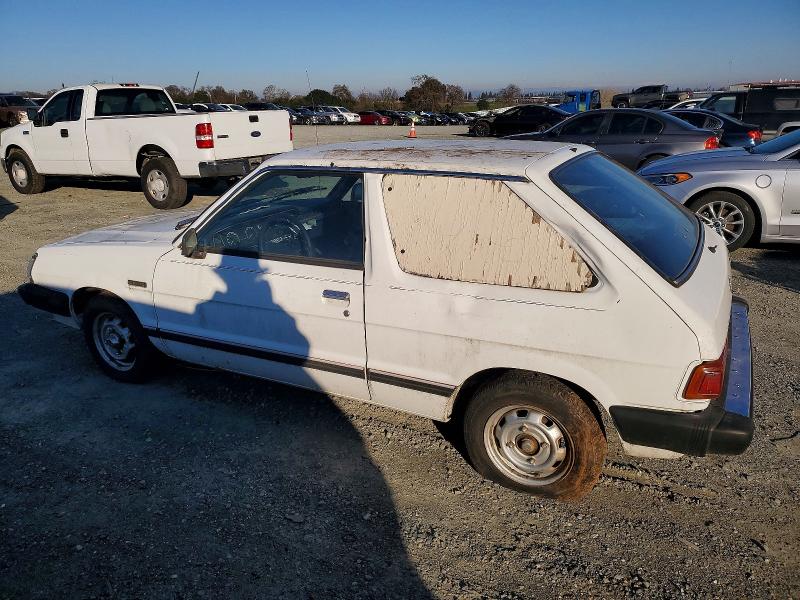 98839675 :رقم المزاد ، JF1AF23B0HB100004 vin ، 1987 Subaru Gl مزاد بيع