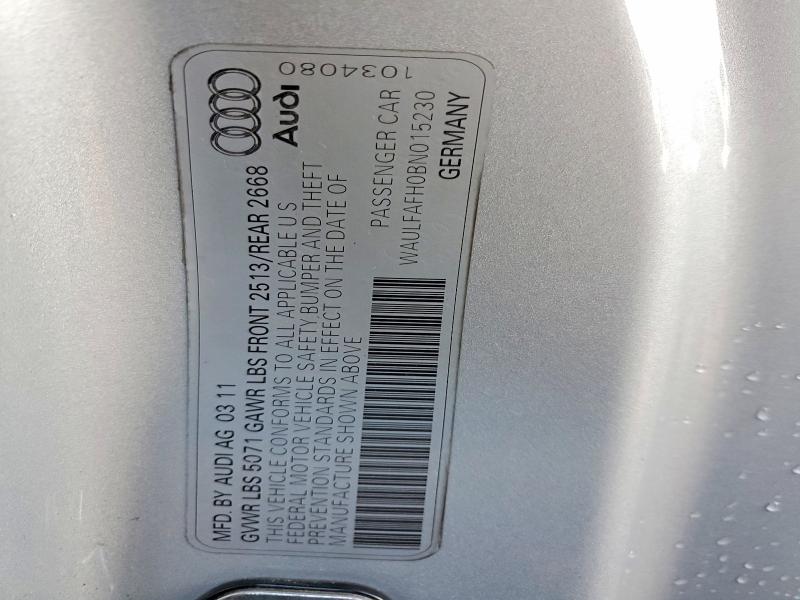 Продажа на аукционе авто 2011 Audi A5 Premium, vin: WAULFAFH0BN015230, номер лота: 98683125