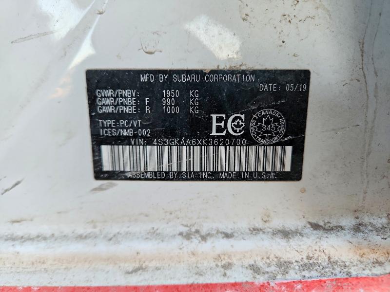 Aukcja sprzedaży 2019 Subaru Impreza, vin: 4S3GKAA6XK3620700, numer aukcji: 73984245