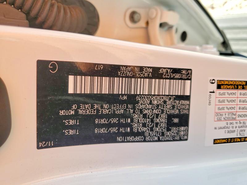 Aukcja sprzedaży 2024 Lexus Gx 550 Pre, vin: JTJTBCDX0R5030239, numer aukcji: 72692335