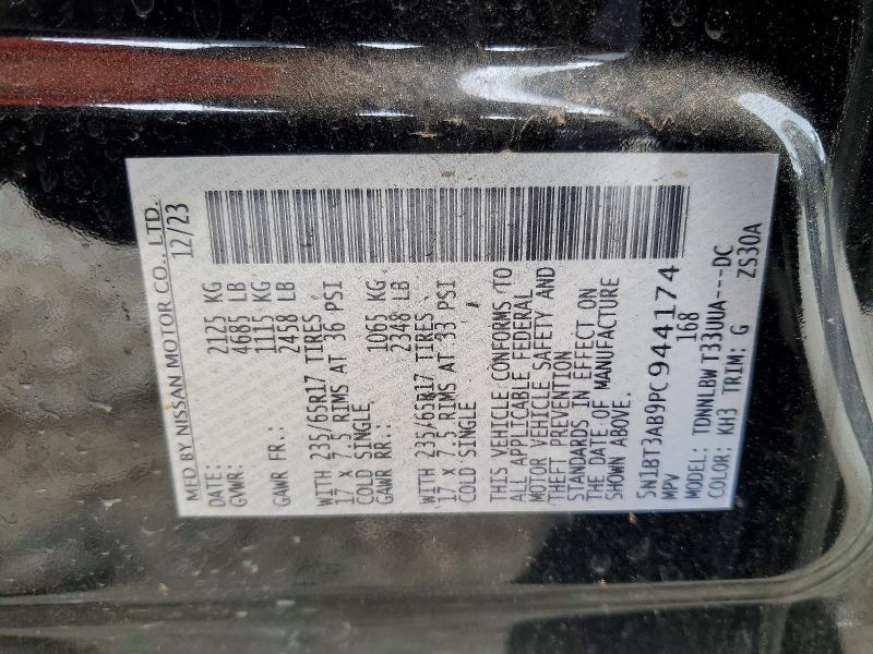 Продажа на аукционе авто 2023 Nissan Rogue S, vin: 5N1BT3AB9PC944174, номер лота: 72330115