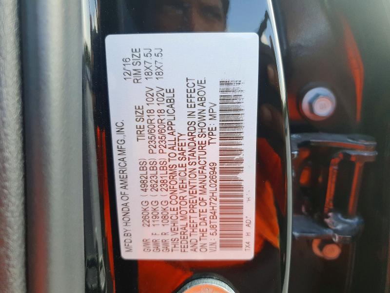 Продажа на аукционе авто 2017 Acura Rdx Advanc, vin: 5J8TB4H72HL026949, номер лота: 73850235