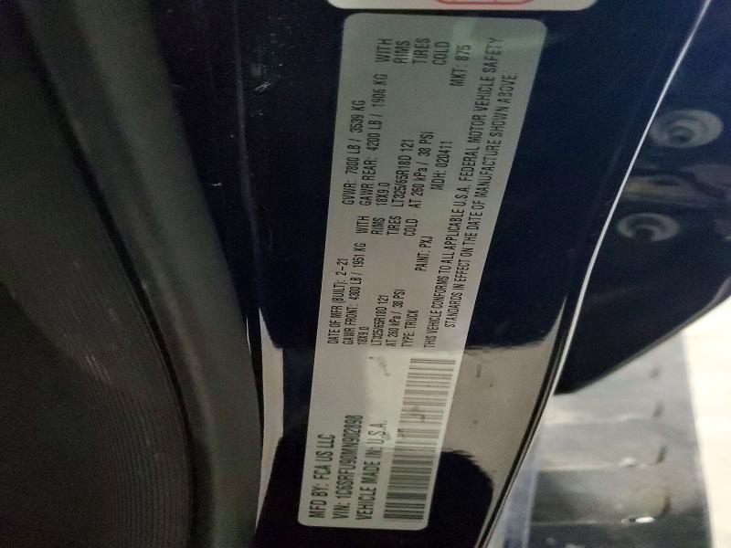 2021 Ram 1500 Trx მანქანა იყიდება აუქციონზე, vin: 1C6SRFU90MN902898, აუქციონის ნომერი: 72952385