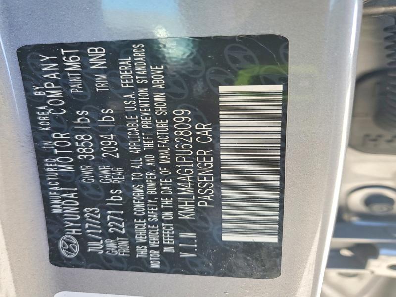 78556205 :رقم المزاد ، KMHLM4AG1PU628099 vin ، 2023 Hyundai Elantra مزاد بيع