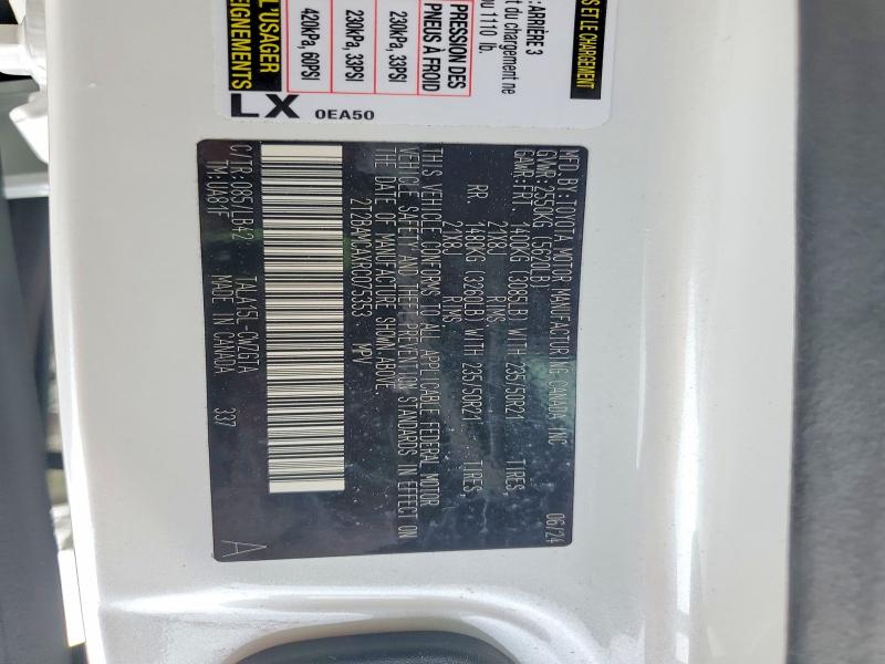 Aukcja sprzedaży 2024 Lexus Rx, vin: 2T2BAMCAXRC075353, numer aukcji: 74249195