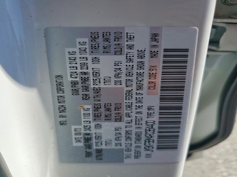 75469895 :رقم المزاد ، JM3KFBBM4R0364400 vin ، 2024 Mazda Cx-5 مزاد بيع