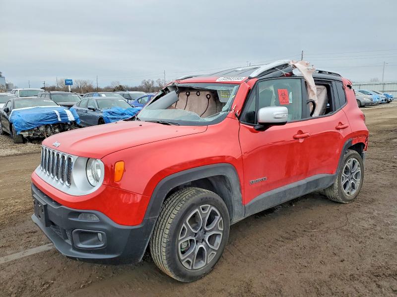 Продаж на аукціоні авто 2015 Jeep Renegade, vin: ZACCJBDT0FPB52319, номер лоту: 72943155