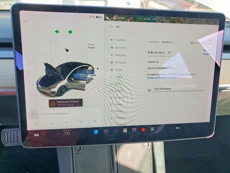 Aukcja sprzedaży 2021 Tesla Model 3, vin: 5YJ3E1EA6MF076464, numer aukcji: 75396335