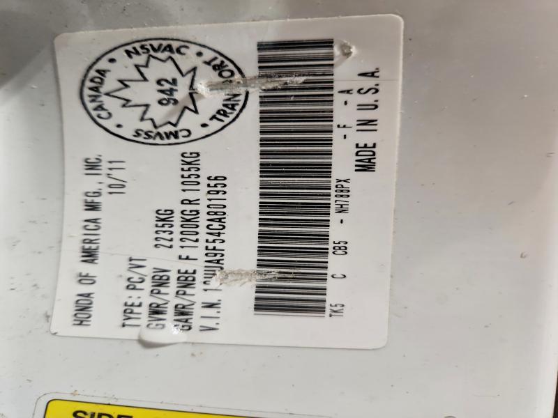 Продаж на аукціоні авто 2012 Acura Tl, vin: 19UUA9F54CA801956, номер лоту: 72812275