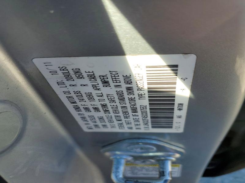 Продажа на аукционе авто 2012 Acura Tsx, vin: JH4CU2F45CC007552, номер лота: 72731365