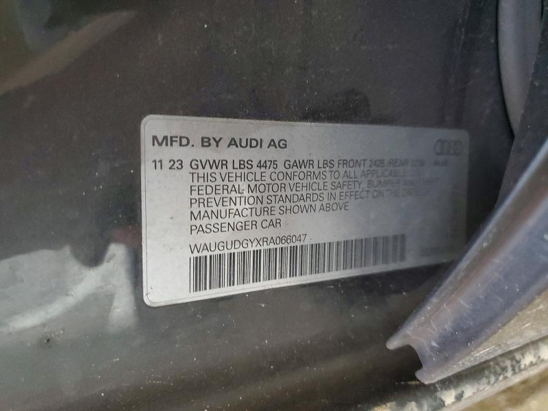 Продаж на аукціоні авто 2024 Audi A3, vin: WAUGUDGYXRA066047, номер лоту: 74393455