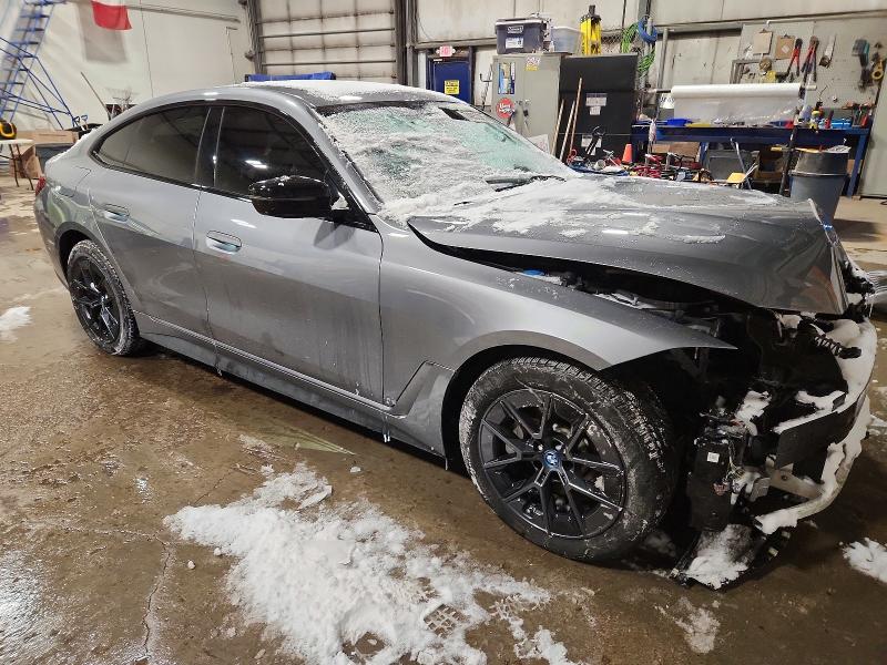 2023 Bmw I4 მანქანა იყიდება აუქციონზე, vin: WBY43AW05PFP52921, აუქციონის ნომერი: 74052285