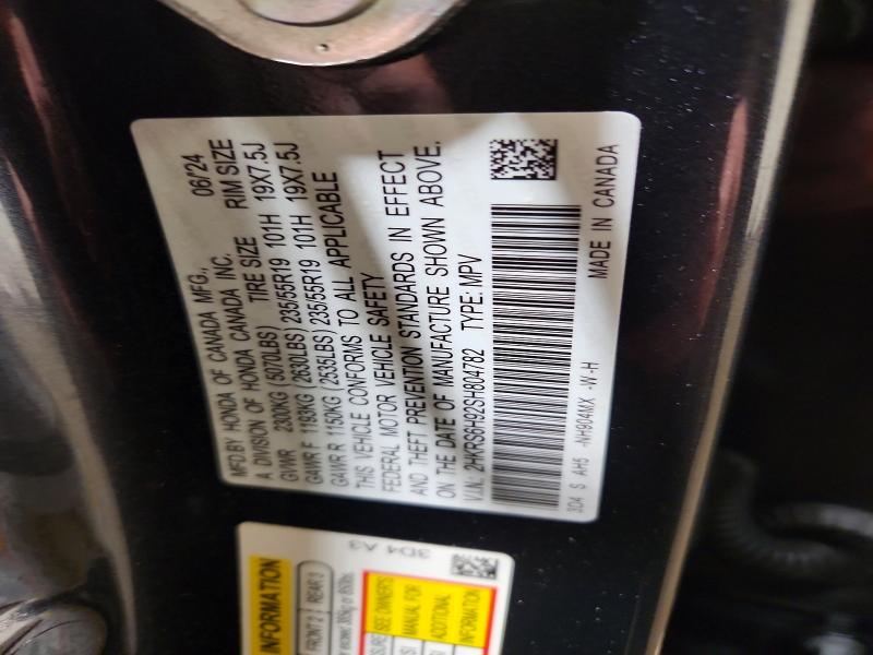 Продажа на аукционе авто 2025 Honda Cr-v, vin: 2HKRS6H92SH804782, номер лота: 99879935