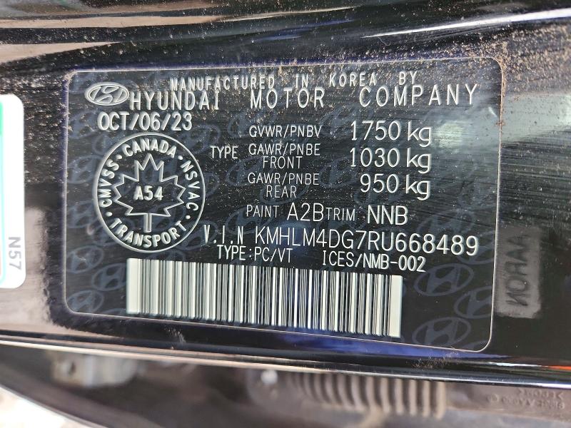 Aukcja sprzedaży 2024 Hyundai Elantra, vin: KMHLM4DG7RU668489, numer aukcji: 75174165