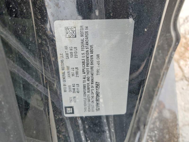 Продажа на аукционе авто 2017 Chevrolet Camaro, vin: 1G1FH1R70H0112567, номер лота: 73741755