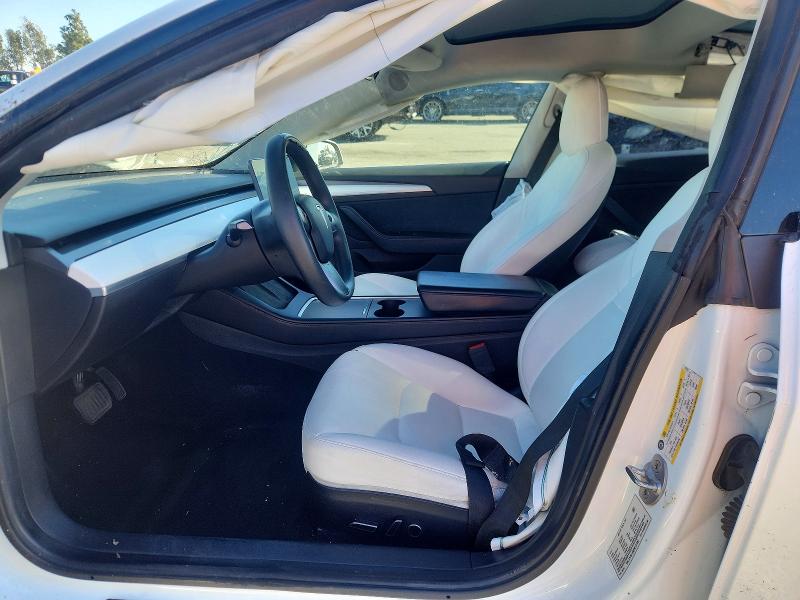 Продажа на аукционе авто 2022 Tesla Model 3, vin: 5YJ3E1EBXNF137857, номер лота: 74900565
