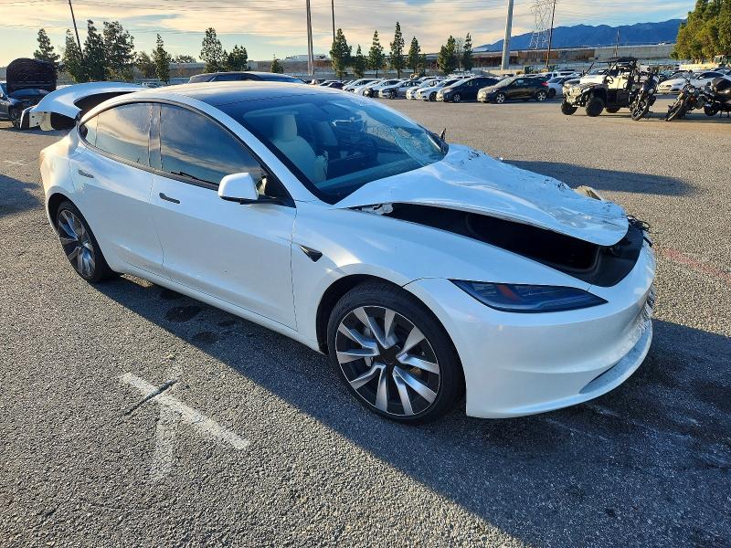Aukcja sprzedaży 2024 Tesla Model 3, vin: 5YJ3E1EA8RF847529, numer aukcji: 72861795