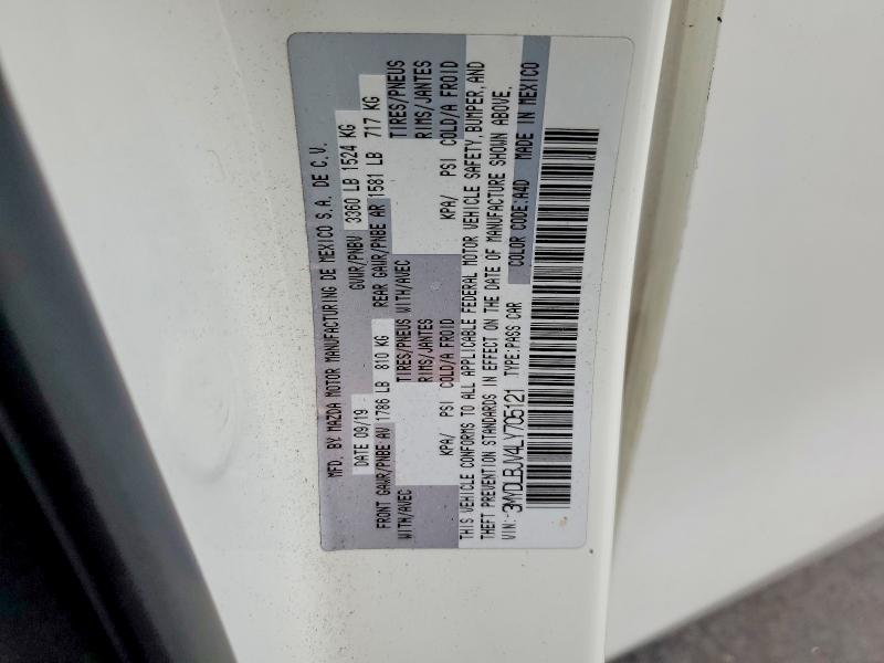 Продаж на аукціоні авто 2020 Toyota Yaris, vin: 3MYDLBJV4LY705121, номер лоту: 73846205