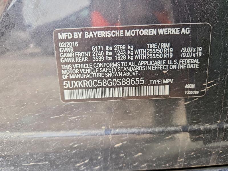 Aukcja sprzedaży 2016 Bmw X5, vin: 5UXKR0C58G0S88655, numer aukcji: 75043175