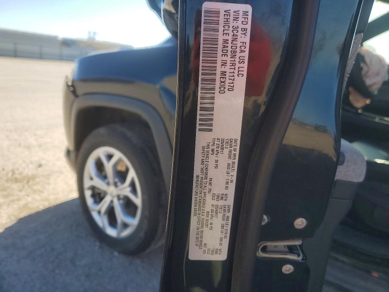 2024 Jeep Compass მანქანა იყიდება აუქციონზე, vin: 3C4NJDBN1RT117170, აუქციონის ნომერი: 73877465