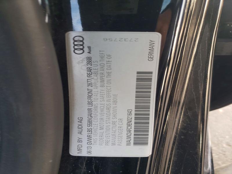 74295565 :رقم المزاد ، WAUW2AFC9EN021643 vin ، 2014 Audi S7 Premium مزاد بيع