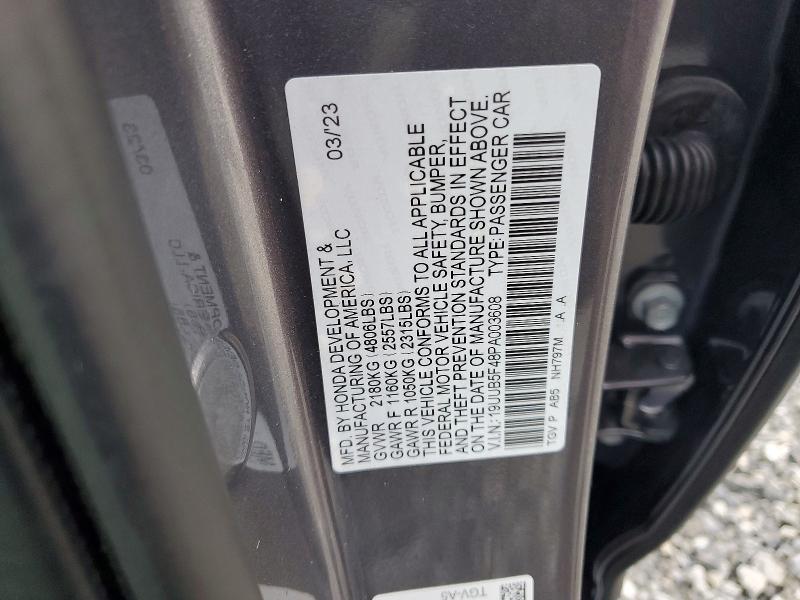 Aukcja sprzedaży 2023 Acura Tlx, vin: 19UUB5F48PA003608, numer aukcji: 99599405