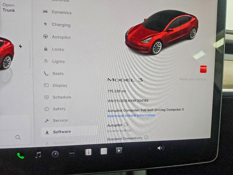 Aukcja sprzedaży 2022 Tesla Model 3, vin: 5YJ3E1EAXNF304189, numer aukcji: 72809235