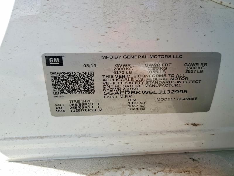 Продажа на аукционе авто 2020 Buick Enclave Es, vin: 5GAERBKW6LJ132995, номер лота: 97678655