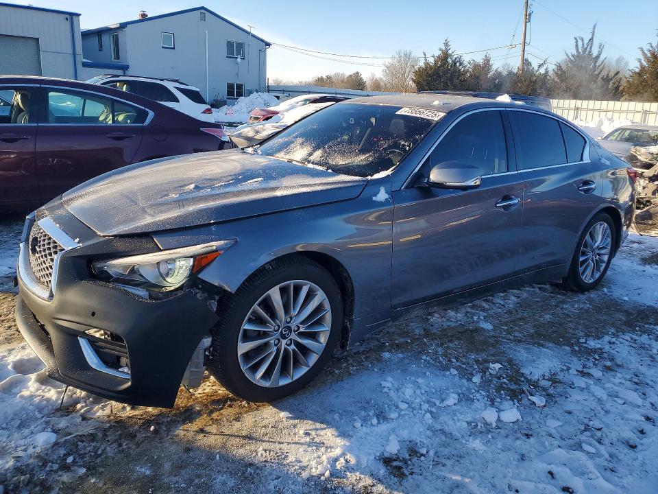 Продажа на аукционе авто 2021 Infiniti Q50 Luxe, vin: JN1EV7BR1MM750231, номер лота: 73556725