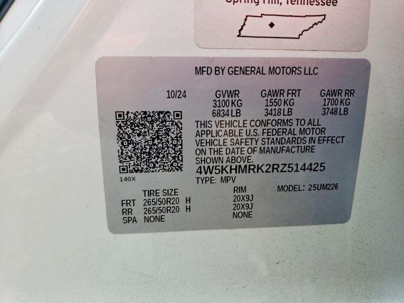 Продаж на аукціоні авто 2024 Acura Zdx, vin: 4W5KHMRK2RZ514425, номер лоту: 98598785