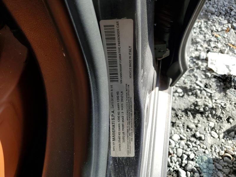 98956405 :رقم المزاد ، ZAM57XSA9F1134858 vin ، 2015 Maserati Ghibli مزاد بيع