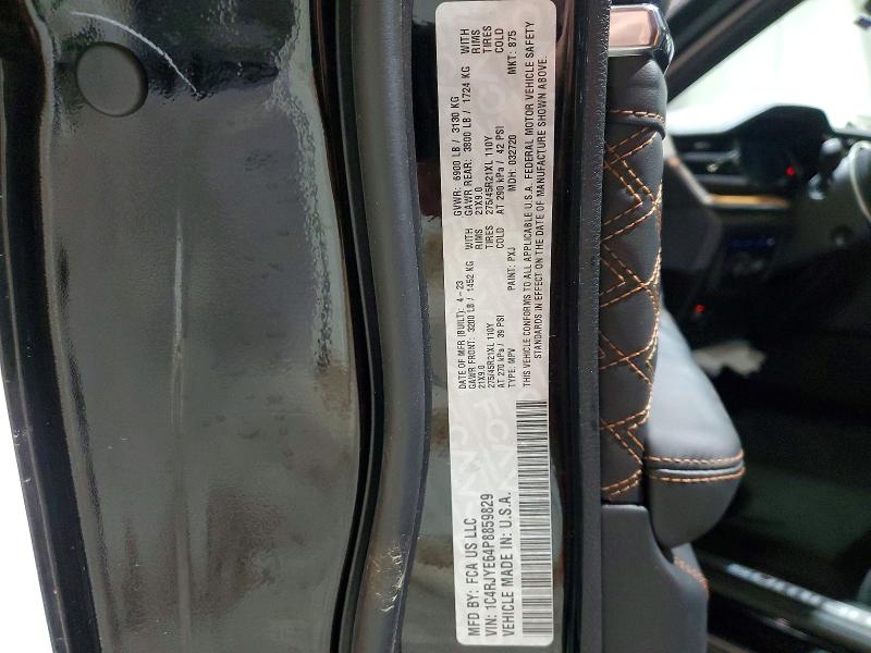 98327055 :رقم المزاد ، 1C4RJYE64P8859829 vin ، 2023 Jeep Grand Cherokee مزاد بيع