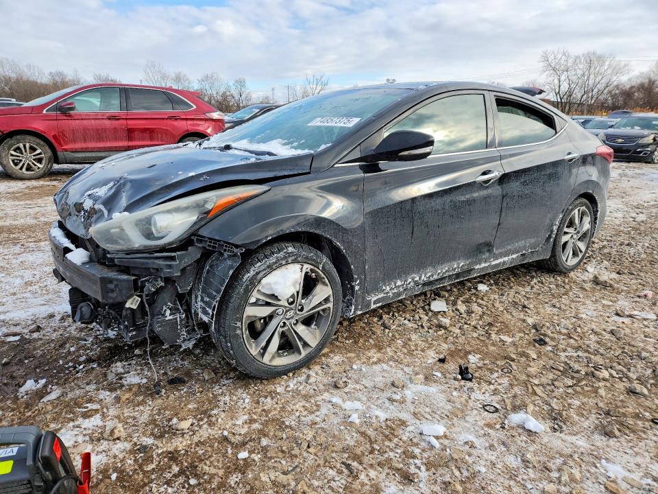 2014 Hyundai Elantra მანქანა იყიდება აუქციონზე, vin: 5NPDH4AE1EH453100, აუქციონის ნომერი: 74857375
